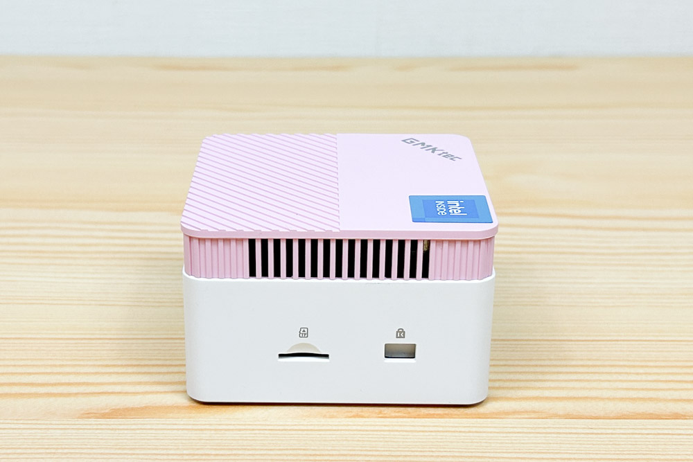 GMKtec NucBox G5の実機レビュー かわいい桜色ピンクのミニPC