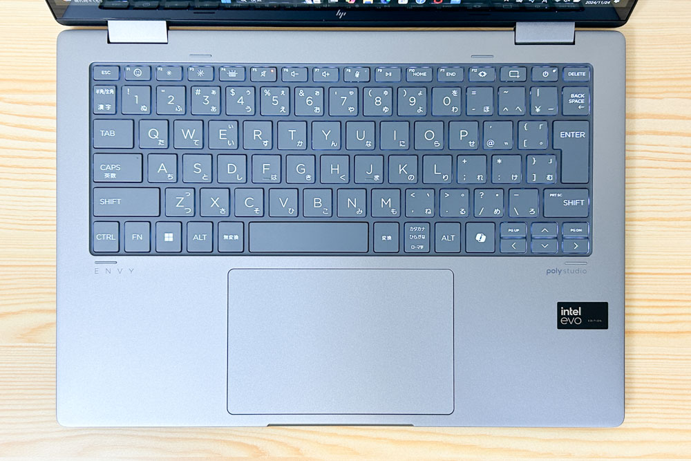 HP Envy x360 14-fc コパイロットキー付きキーボード