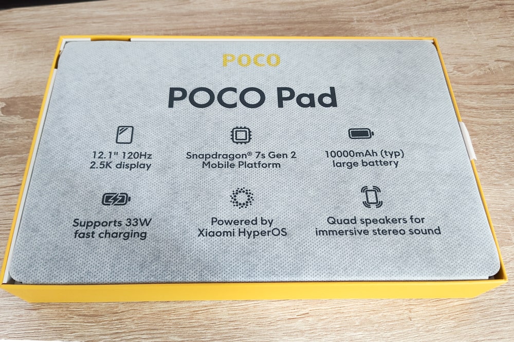 POCO PAD 箱の中