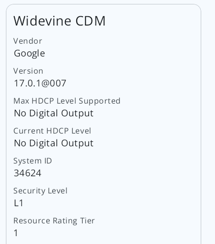 Blackview Tab 60 PRO DRM Info widevine L1対応