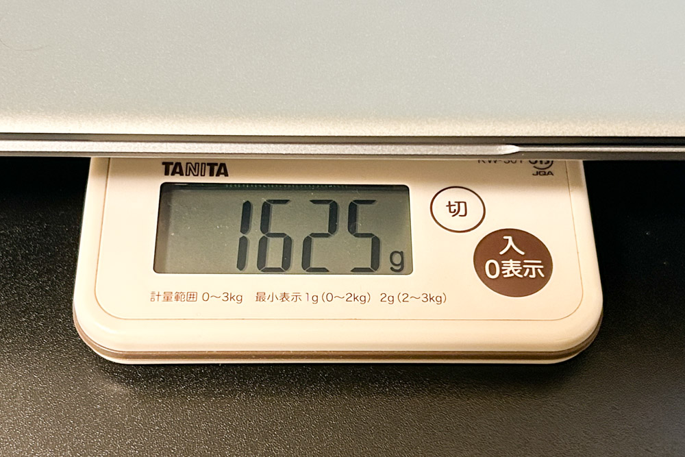 ACEMAGIC AX15 重さ計測