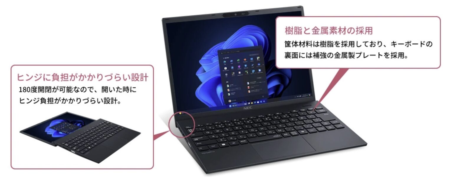NEC VersaPro J UltraLite 品質向上のための取り組み