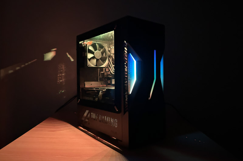 ASUS TUF Gaming T500 ライティング