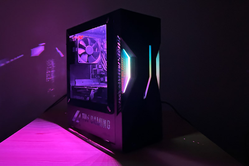ASUS TUF Gaming T500 ライティング