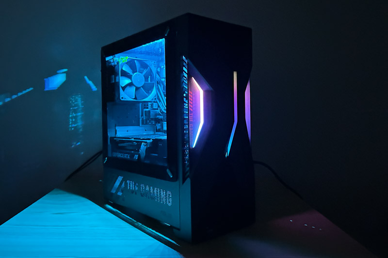 ASUS TUF Gaming T500 ライティング