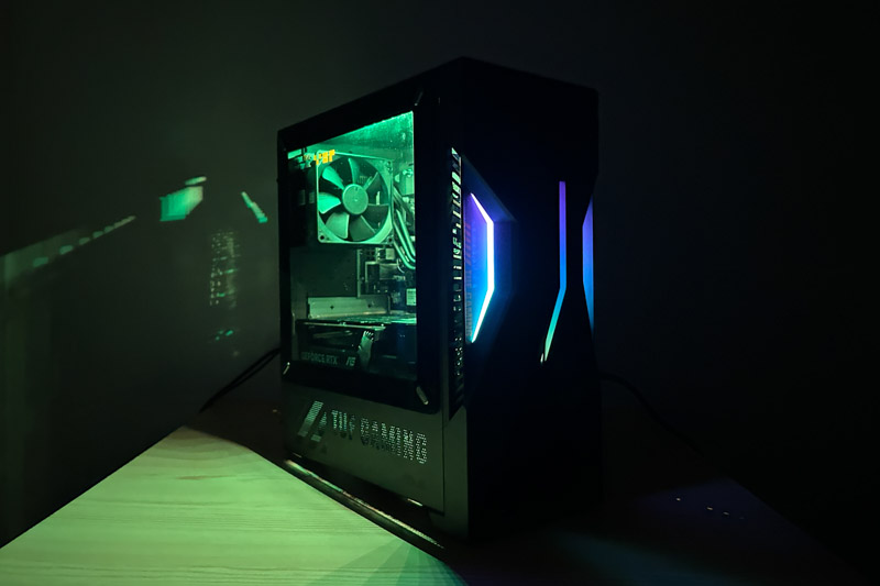 ASUS TUF Gaming T500 ライティング