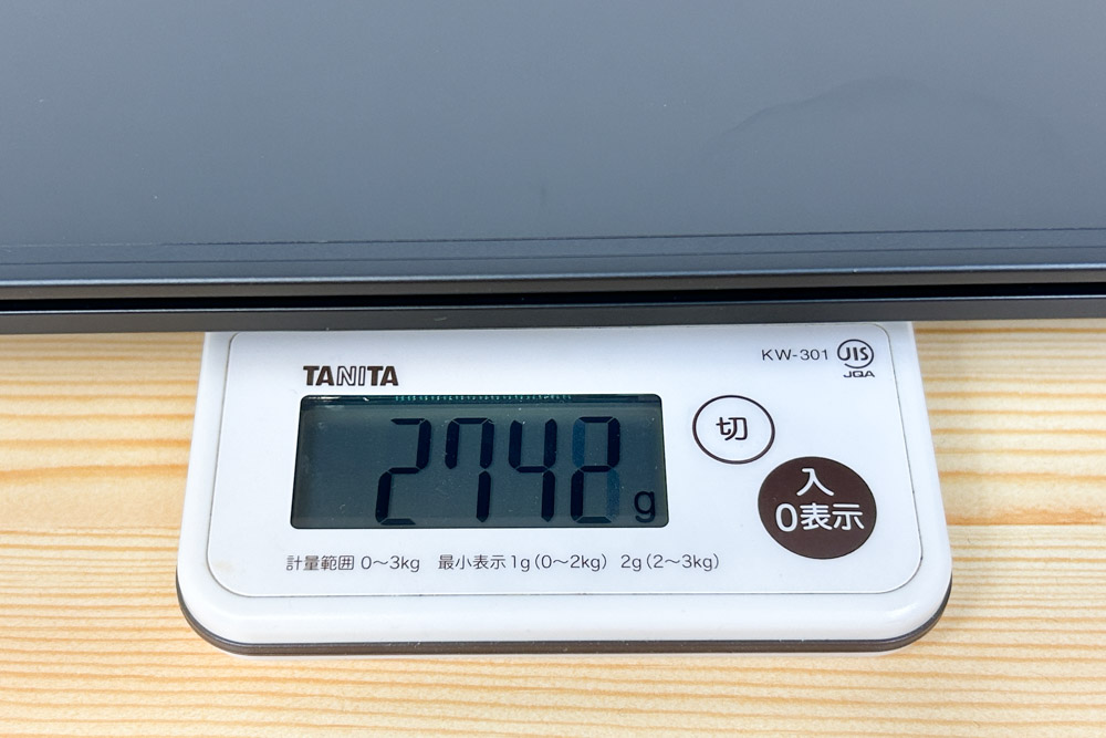 OMEN MAX 16 インテル 重さ計測