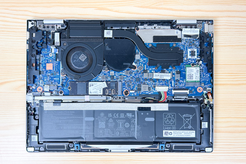 HP EliteBook 8 Flip G1i 13 筐体内部