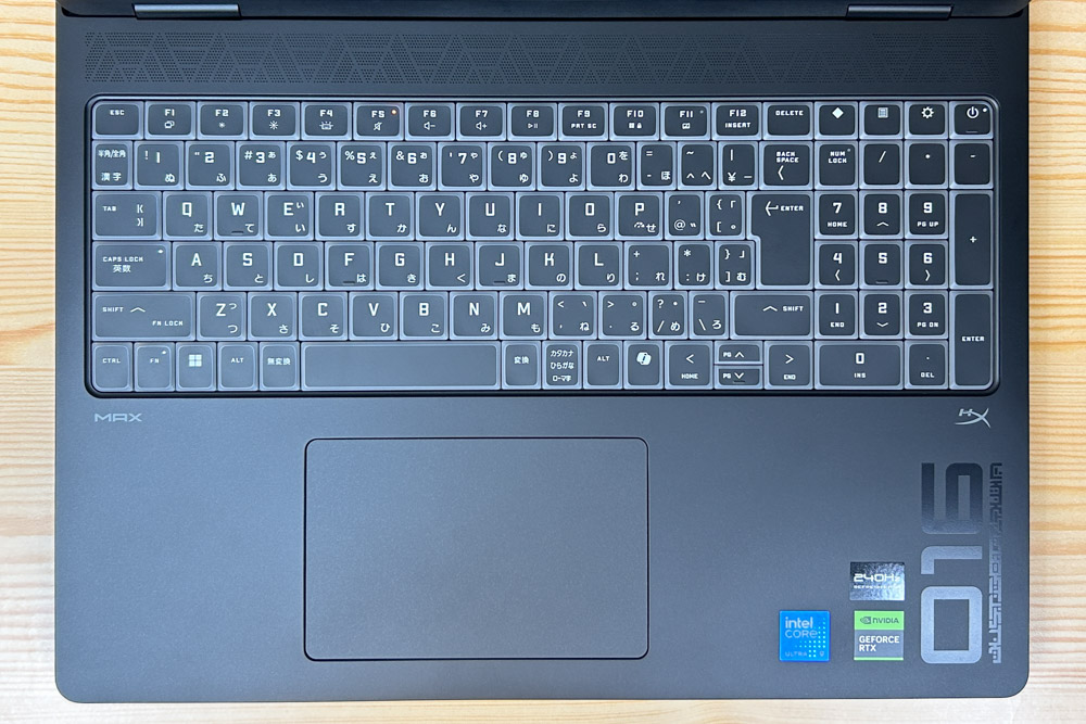 OMEN MAX 16 インテル キーボード