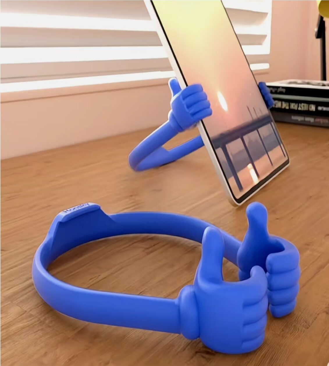 親指を立てる携帯電話スタンドホルダー