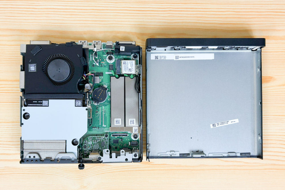 HP EliteDesk 8 Mini G1i Desktop PC 筐体内部