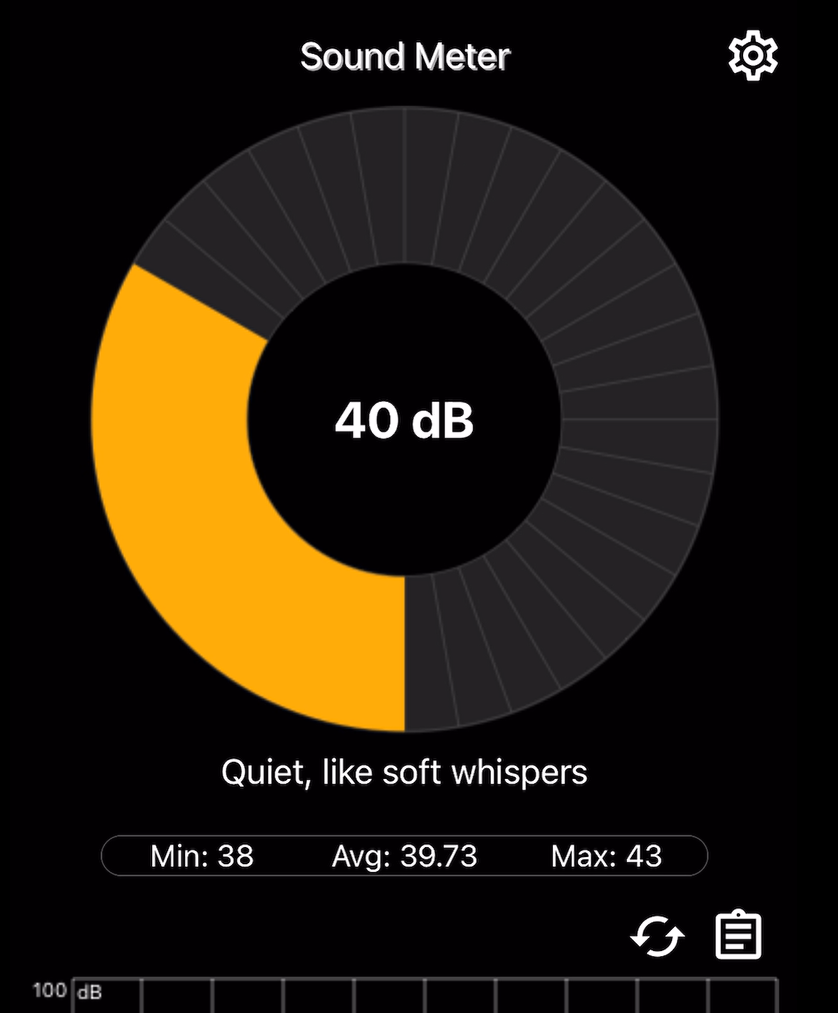 HP EliteBook 6 G1i 14 ベンチマーク計測時のPC騒音値