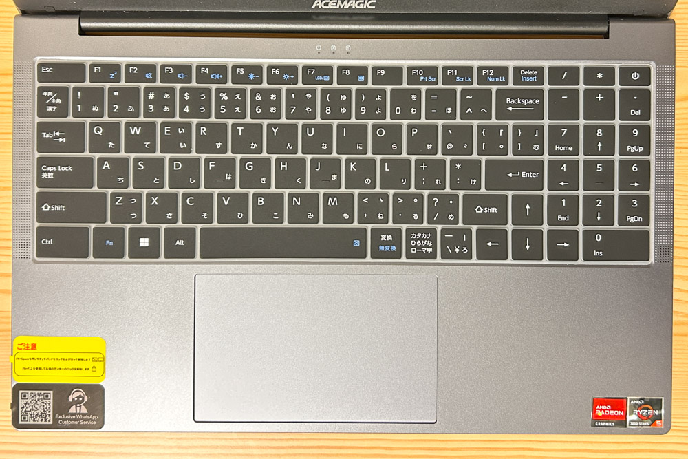 ACEMAGIC LX15Pro キーボード　日本語カバー搭載