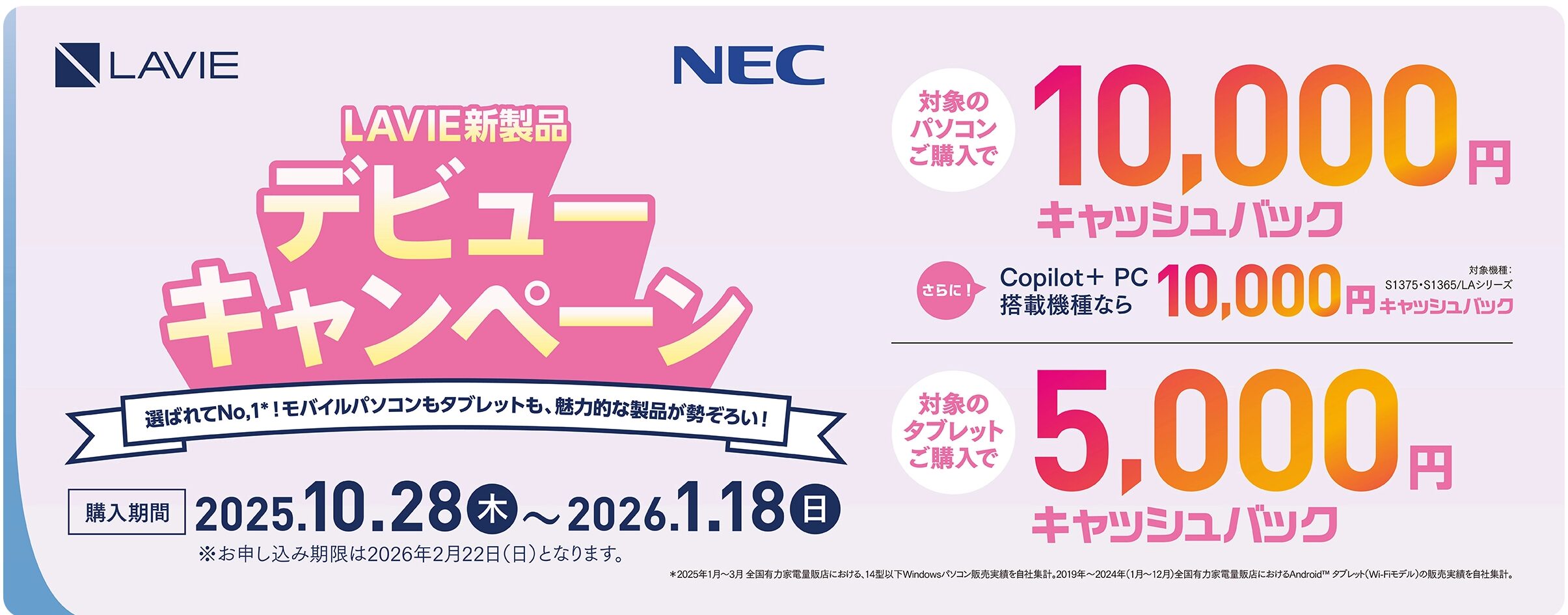 Lavie デビューキャンペーン