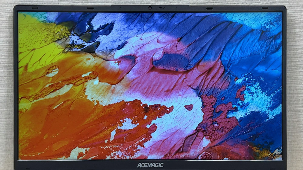 ACEMAGIC LX15Pro ディスプレイの色域チェック