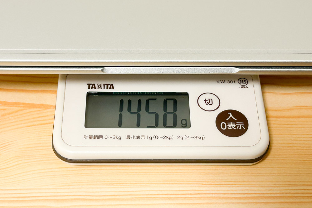 HP ProBook 4 G1iR 14 重さ計測