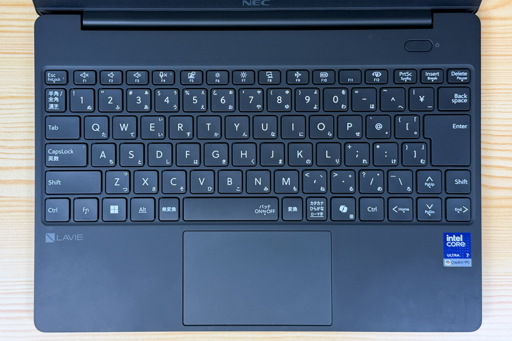 LAVIE Direct NEXTREME 2025秋冬モデル キーボード
