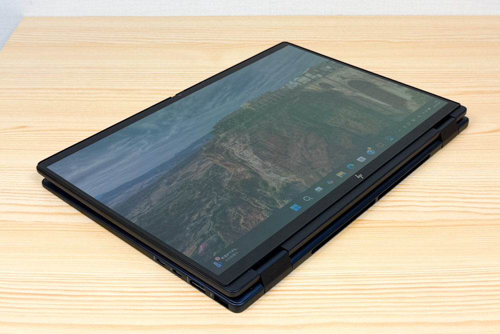 HP OmniBook X Flip 14-fm　タブレットモード