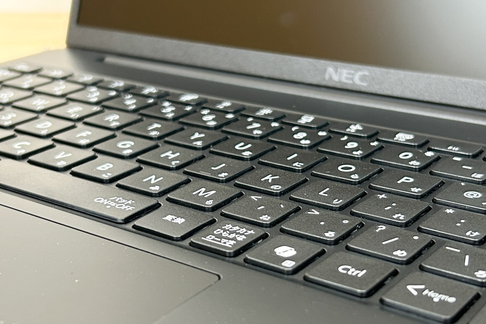 LAVIE Direct N14 Slim 2025年秋モデル キーボード