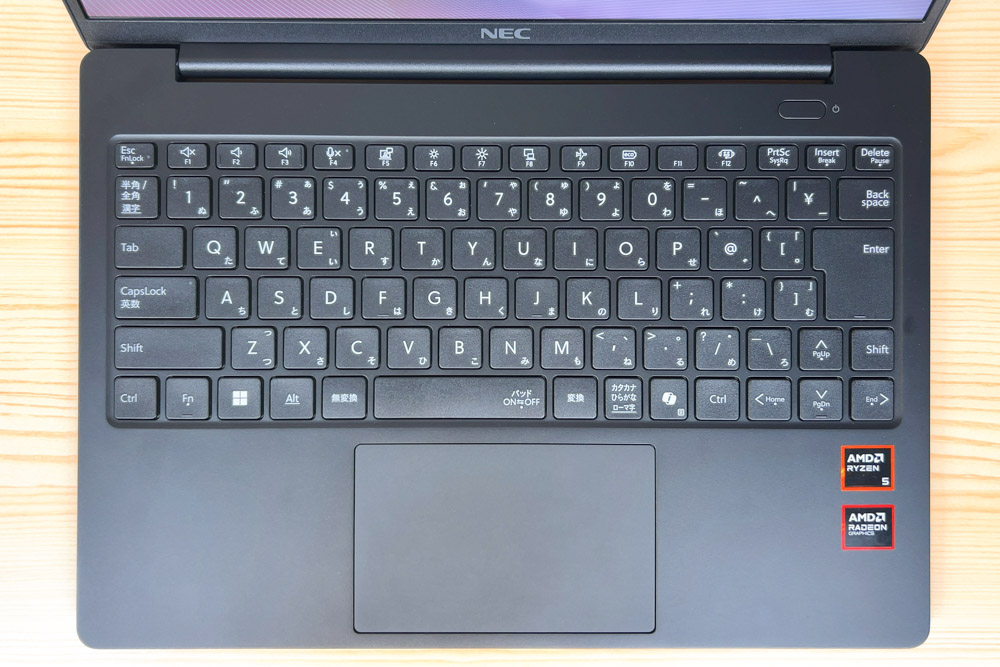 LAVIE Direct N14 Slim 2025年秋モデル キーボード