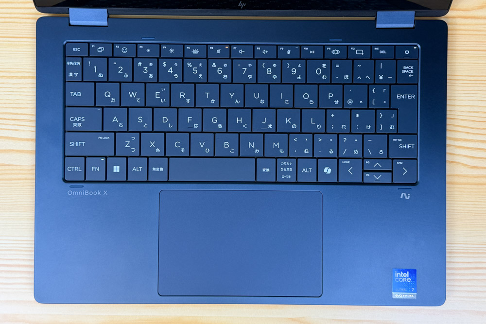 HP OmniBook X Flip 14-fm キーボード