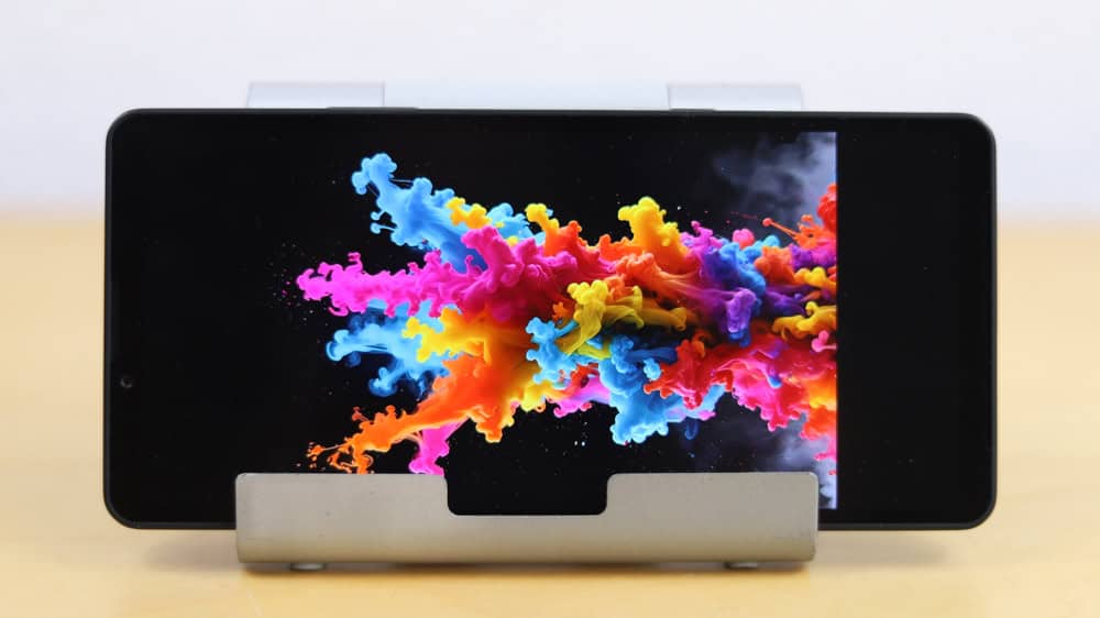 Xperia 10 VII ディスプレイ黒の描写、色域チェック