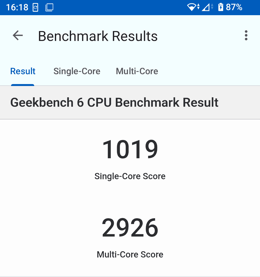 Xperia 10 VII Geekbench 6計測結果