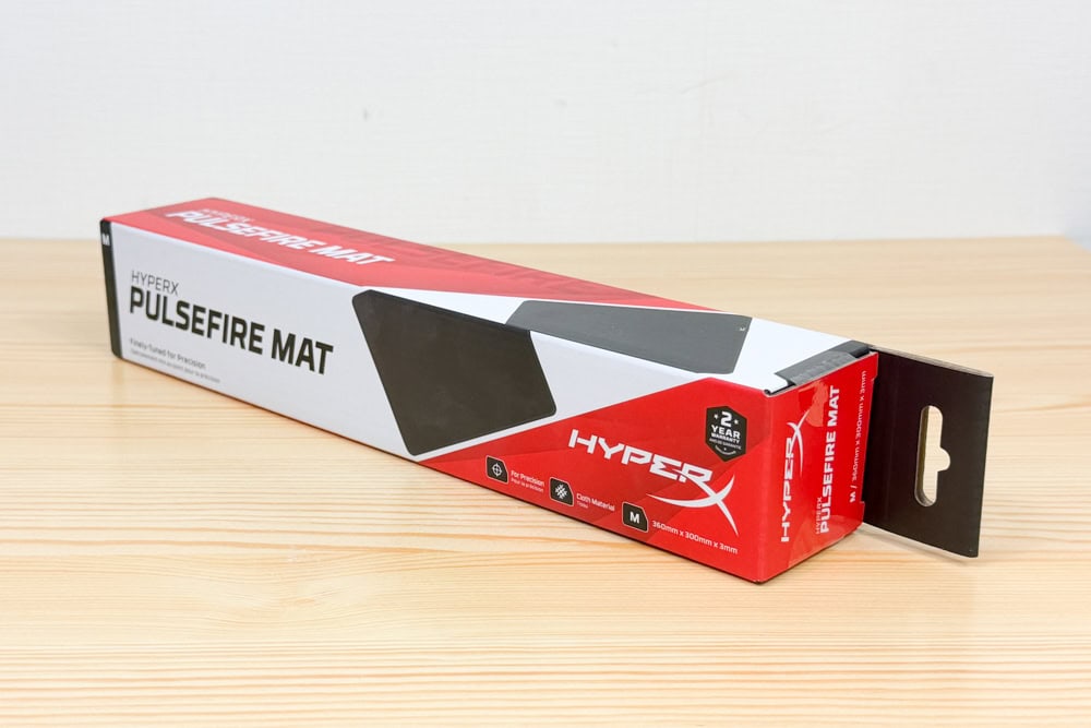 HyperX Pulsefire マウスパッドの箱