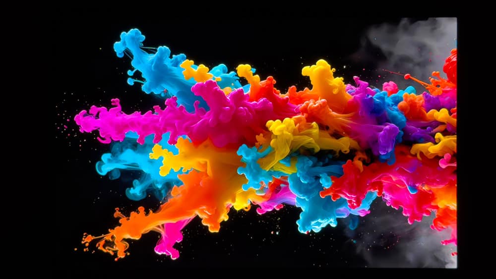 OLED DCI-P3 100％で黒の描写力を比較