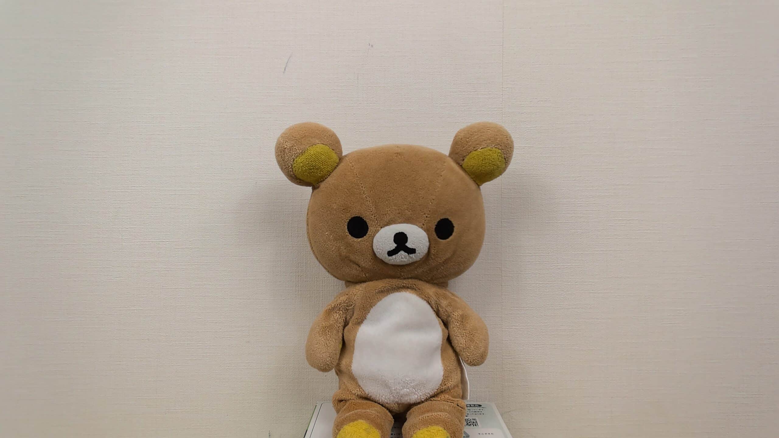 HP EliteBook X Flip G2i 14 AI PCのWebカメラで撮影した人形。高画質カメラで毛並みまでしっかりと見える