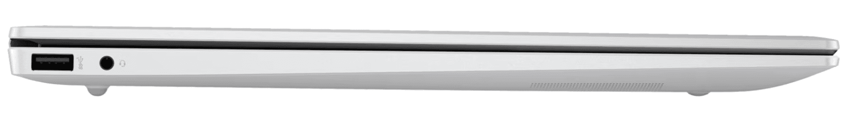 HP OmniBook 5 16-af インターフェイス。USB-A、マイク/ヘッドフォンジャック