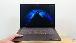 HP OmniBook X Flip 14-kc（AMD）の実機レビュー