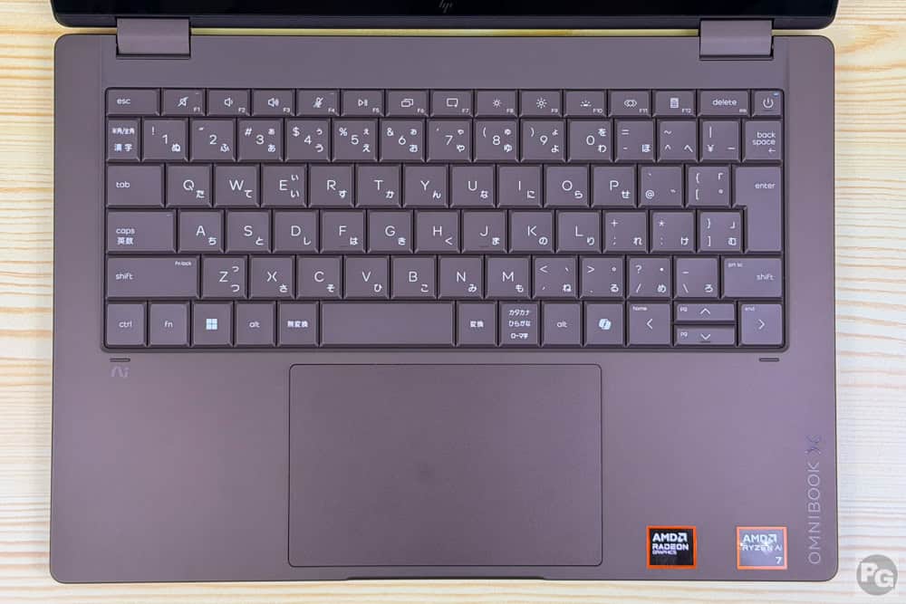 OmniBook X Flip 14-kc　キーボード
