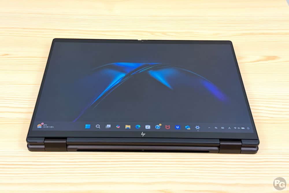 HP OmniBook X Flip 14-kc（AMD）タブレットモード