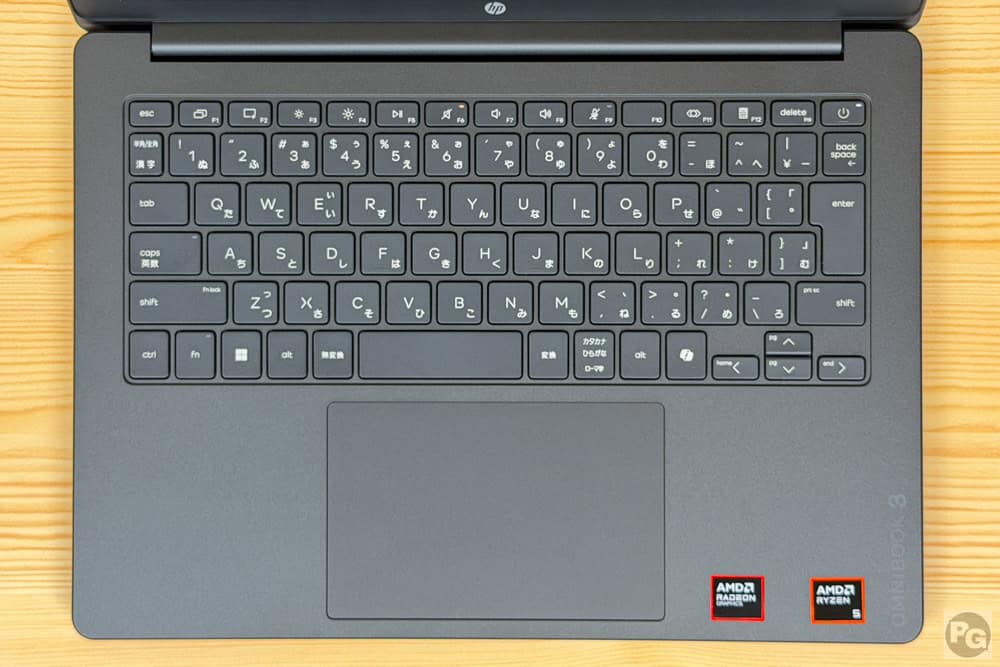 HP OmniBook 3 14-hy/hwのキーボード