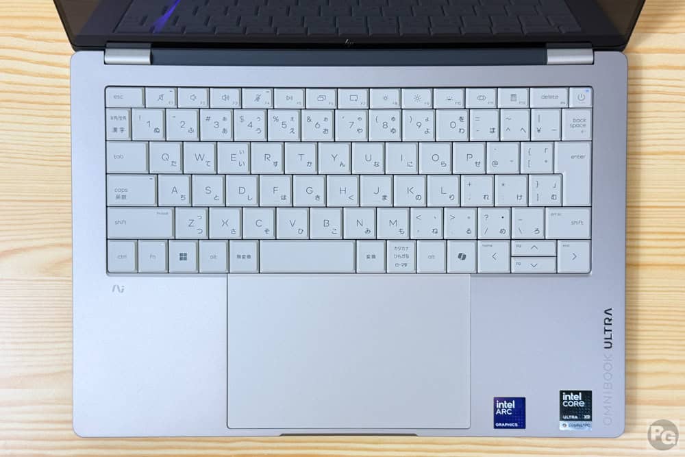 HP OmniBook Ultra 14-kd キーボード