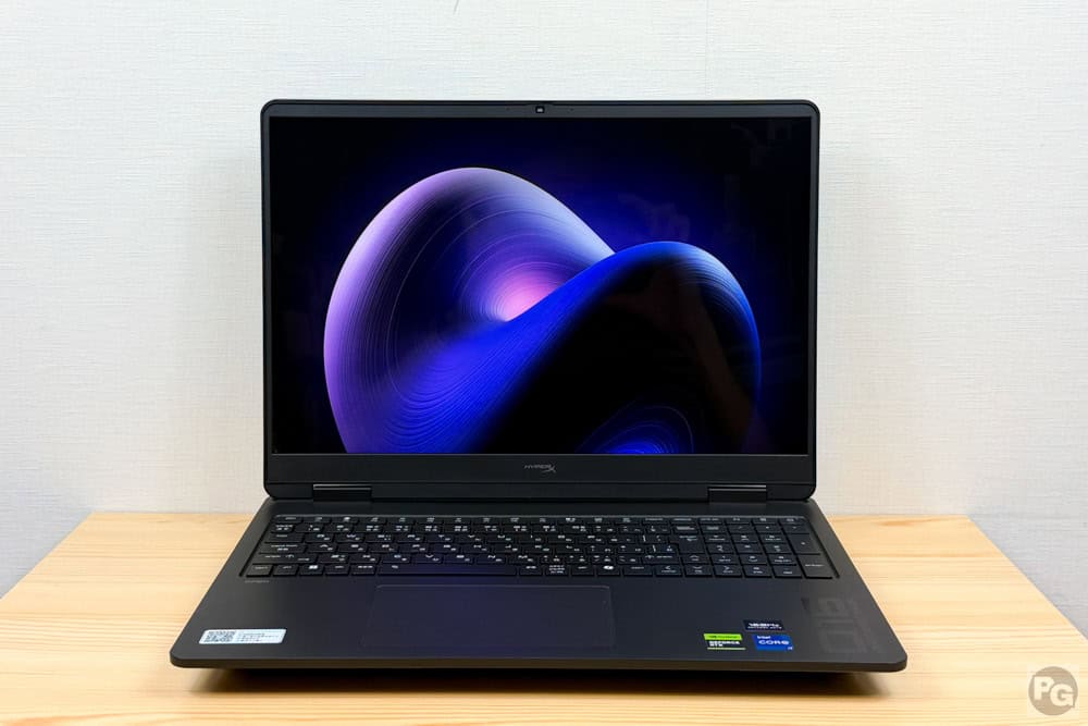 HyperX OMEN 16 Intel シャドーブラックの筐体