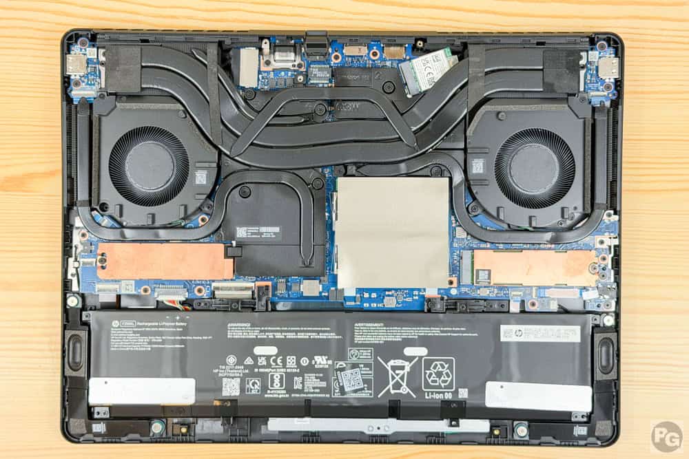 HyperX OMEN 16（インテル）筐体内部