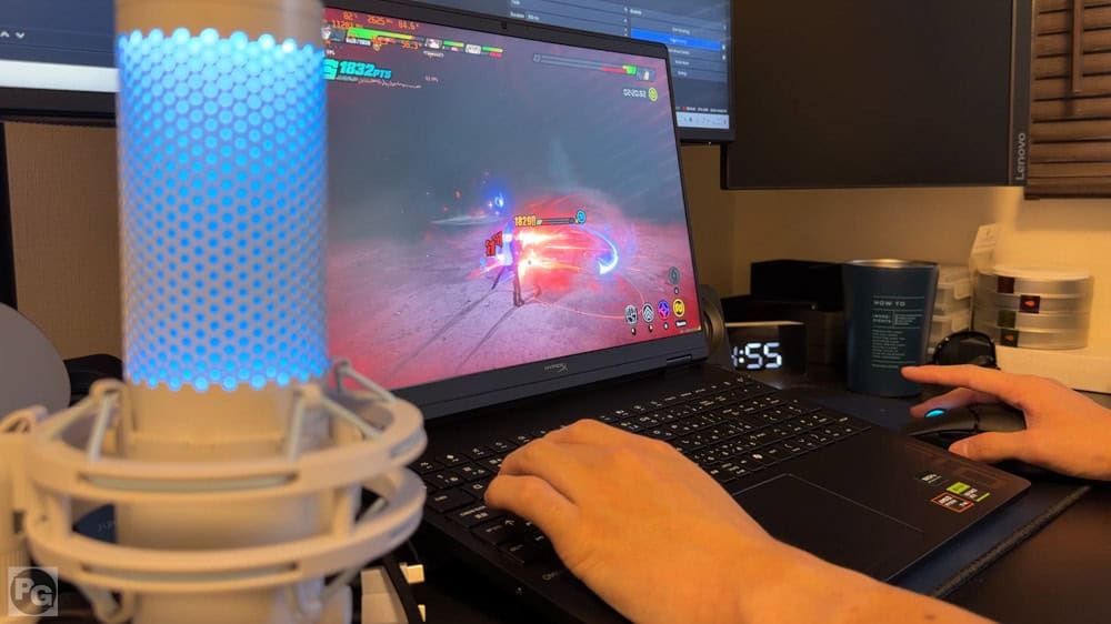 HyperX OMEN 15（AMD） ゼンレスゾーンゼロをプレイしている様子