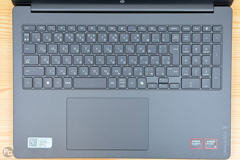OmniBook 3 16-by/bw キーボード