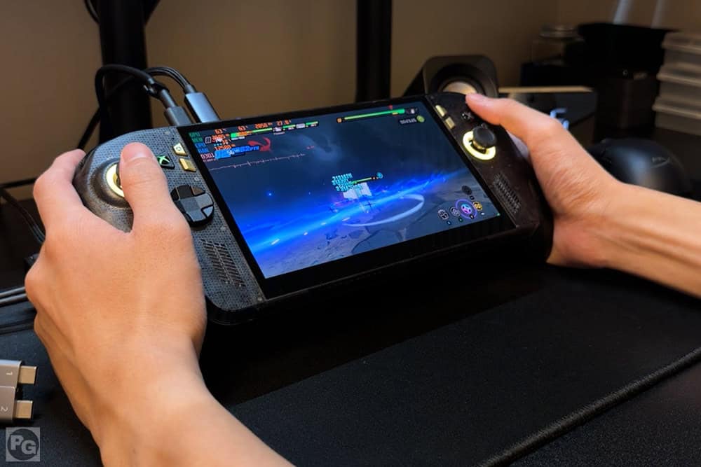 ROG XBOX Ally X20 (2026) でゼンゼロをプレイしている様子