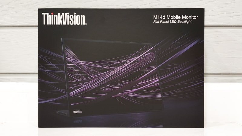 ThinkVision M14dの箱