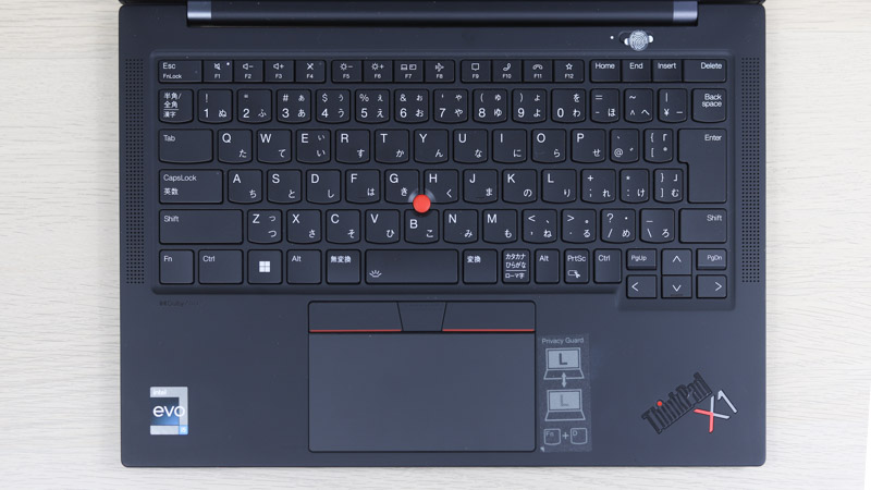 Lenovo ThinkPad X1 Carbonのキーボード