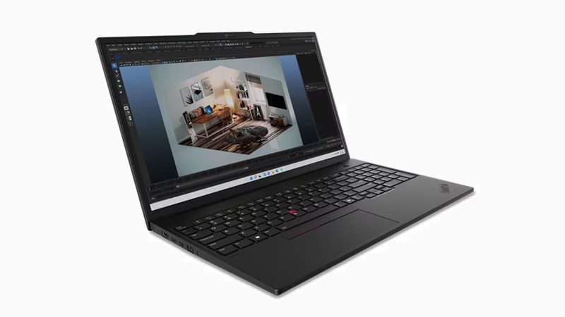 Lenovo ThinkPad P16s Gen 3（Intel） 左斜め前から