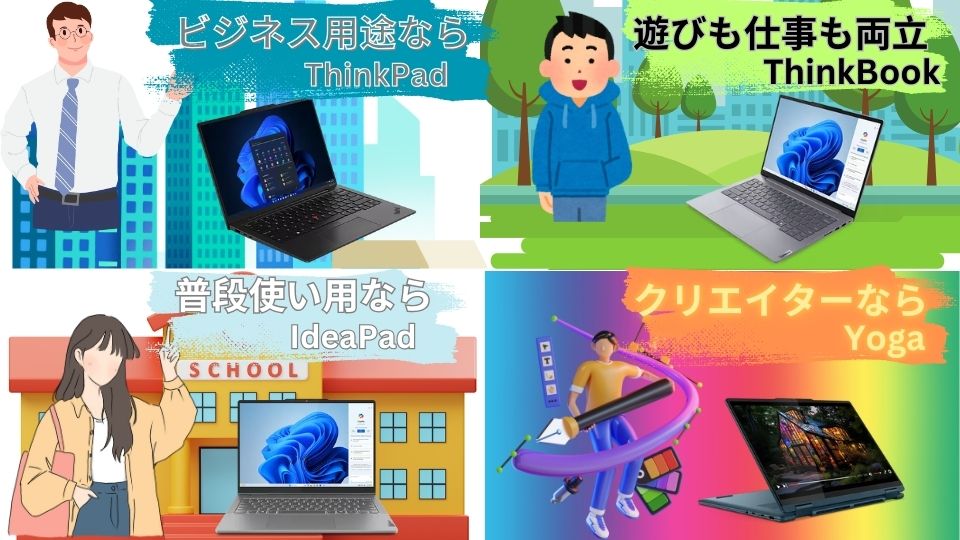 Lenovoノートパソコンの特徴