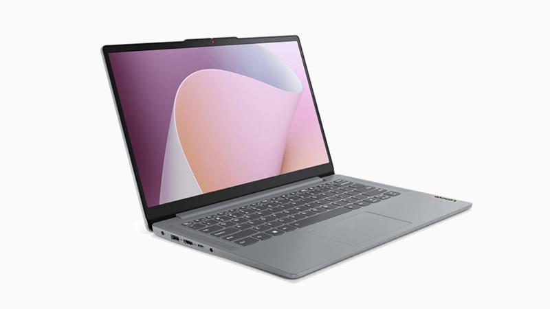 Lenovo IdeaPad Slim 3 Gen 8 14型(AMD) 左斜め前から