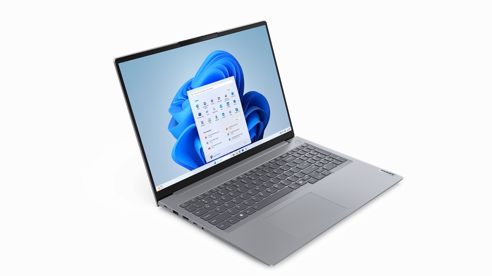 Lenovo ThinkBook 16 Gen 7(AMD) 左斜め前から