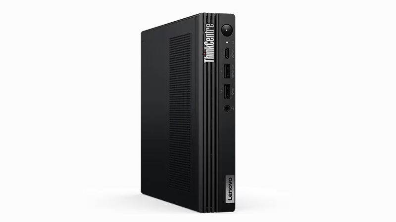 Lenovo ThinkCentre M90q Tiny Gen 5 左斜め前から