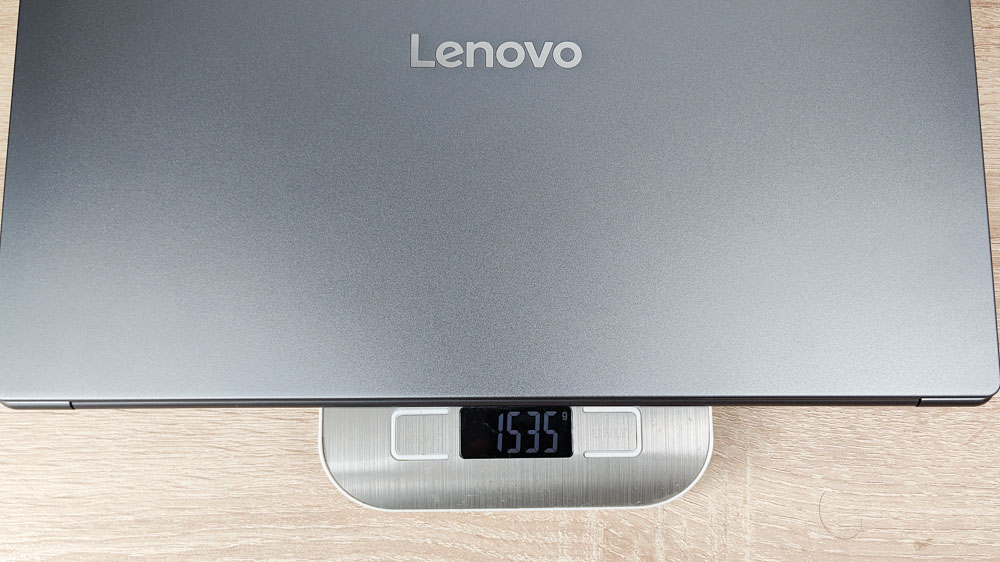 Lenovo Yoga Slim 7i Aura Edition Gen 9 質量計測