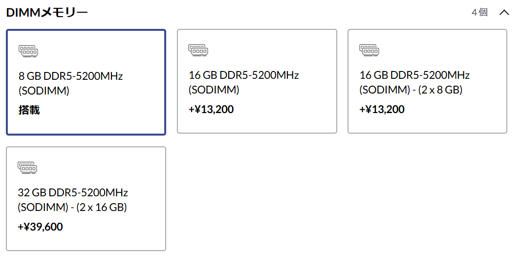 ThinkBook 16 Gen 8 Intel メモリ増設可能